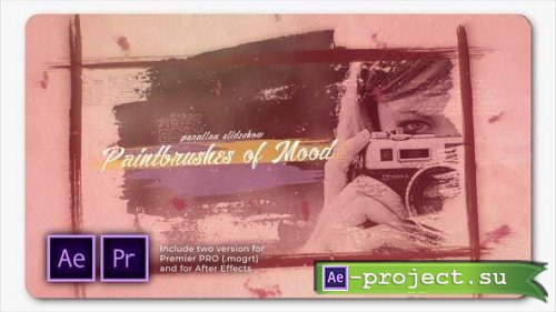 Videohive - Paintbrushes of Mood Parallax Slideshow - 28155146 - Premiere Pro & After Effects Templates