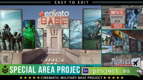 Videohive - Cinematic Military Base Titles - 27764074 - Project for After Effects