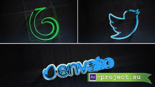 Videohive - 3D Stroke Logo Reveal - 24921455 - Project for After Effects