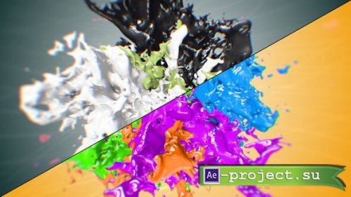 Videohive - Liquid Paint Splash Logo - 21663418 - Project for After Effects