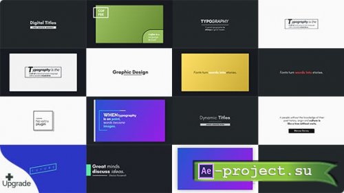 Videohive - Titles - 21304155 - Project for After Effects