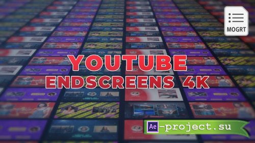 Videohive - YouTube EndScreens 4K v.1 - MOGRT - 28168488 - Premiere Pro Templates