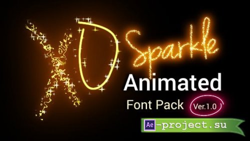 Videohive - Sparkle Animated Font Pack - Version 2.00 - 21008308 - Project for After Effects