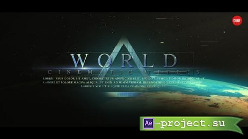 Videohive - World Cinematic Titles - 23266913 - Project for After Effects
