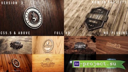 Videohive - Photo Realistic Logo Mockup Pack 02 : Wood Pack ( Version 3 : Neon ) - 14347223