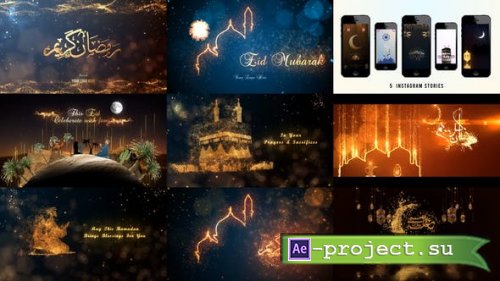 Videohive - Eid Mubarak, Ramadan Kareem & Haj Mubarak (Arabic & English) Mega Pack V.6 - 3268280