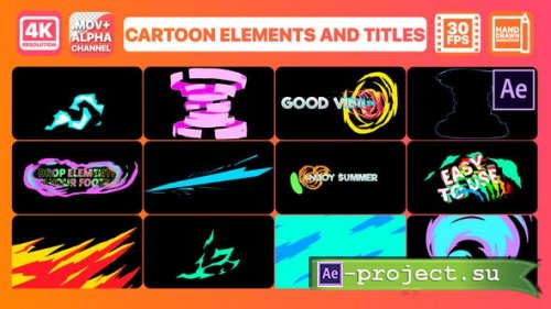Videohive - Cartoon Dynamic Shapes | After Effects - 28207746 - Project for After Effects
