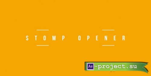Videohive - Fast Stomp Opener - 20987410 - Project for After Effects