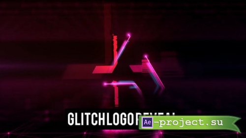 Videohive - Glowing Glitch Logo - 23231368 - Project for After Effects