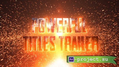 Videohive - Powerful Title Trailer - 26386585 - Project for After Effects