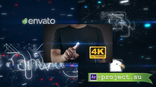 Videohive - Touch Screen Logo Reveal 4K - 25706559 - Project for After Effects