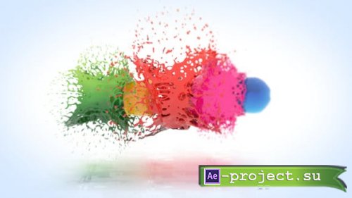 Videohive - Colorful Splatter Logo Reveal - 26797773 - Project for After Effects