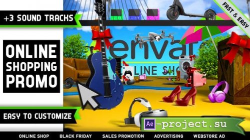 Videohive - Online Shopping Store Promo - 27540407 - Project for After Effects