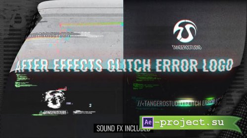 Videohive - After Effects Glitch Error Logo - 28285086 - Project for After Effects