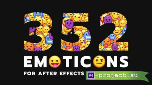 Videohive - Emoticon - Animated Emojis Pack - 28314889 - Project for After Effects