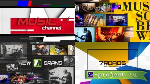 Videohive - Music Channel - YouTube - 28046052 - Project for After Effects