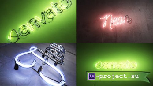 Videohive - Neon Flow Logo - 28112427 - Project for After Effects