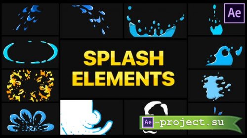 Videohive - Splash Elements | After Effects - 28354161 - Project for After Effects