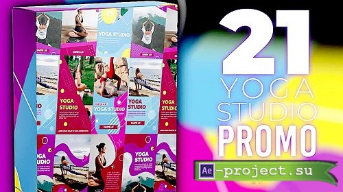 21 Yoga Stories Pack - Project for After Effects