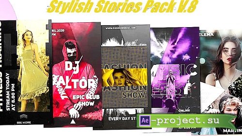 Stylish Stories Pack V.8 - Project for After Effects