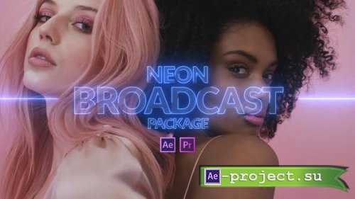 Videohive - Neon Broadcast Package - 24236216 - Premiere Pro & After Effects Templates