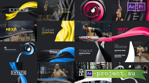 Videohive - Broadcast Design Ribbons - 26925986 - Premiere Pro & After Effects