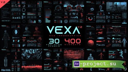 Videohive - Vexa HUD Infographics V2 - 23442025 - Project for After Effects