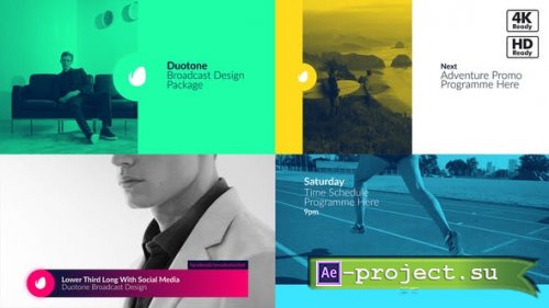 Videohive - Duotone Broadcast Package - 23558236 - Project for After Effects