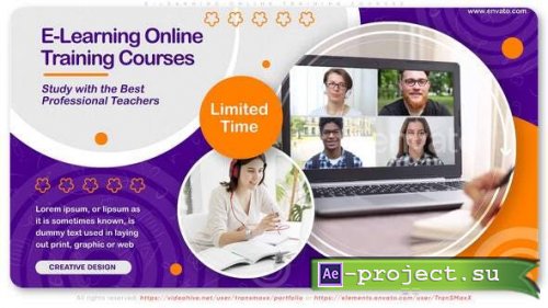 Videohive - E-Learning Online Training Courses - 28376883 - Project for After Effects