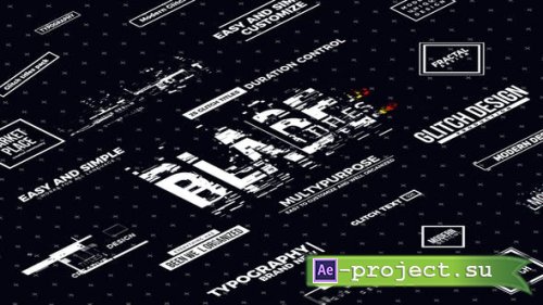 Videohive - Blade Glitch Titles - 28372739 - Project for After Effects