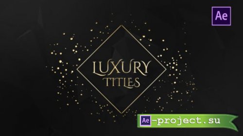 Videohive - Elegant Luxury Wedding Titles - 28399480 - Project for After Effects