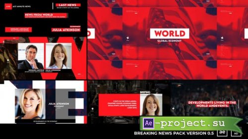 Videohive - Breaking News Pack V 0.5 - 27929468 - Project for After Effects