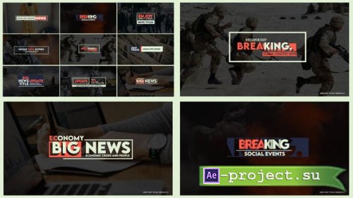 Videohive - News Text Titles Version 0.1 - 27552200 - Project for After Effects