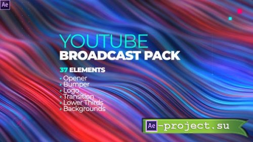 Videohive - YouTube Channel Broadcast Pack 37 Elements - 28418575 - Project for After Effects