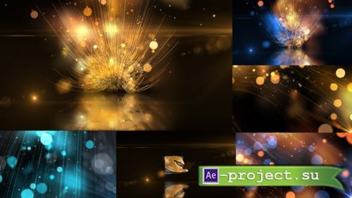 Videohive - Glowing Particals Logo Reveal 30 : Golden Particals 09 - 22379799 - Project for After Effects