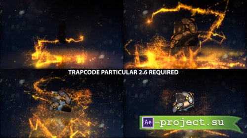 Videohive - Glowing Particals Logo Reveal 31 : Golden Particals 10 - 23006444 - Project for After Effects