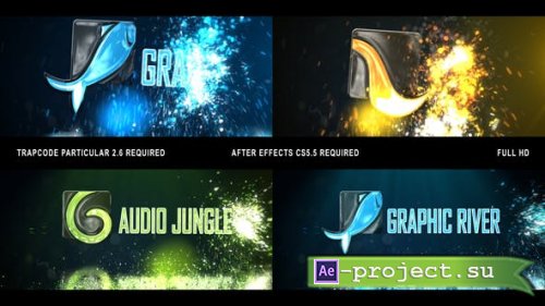 Videohive - Glowing Particals Logo Reveal 32 - 24003431 - Project for After Effects