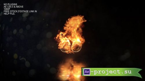 Videohive - Realistic Fire Logo 3 - 25116321 - Project for After Effects