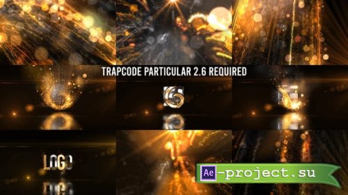 Videohive - Glowing Particals Logo Reveal 36 : Golden Particals 12 - 27018084 - Project for After Effects