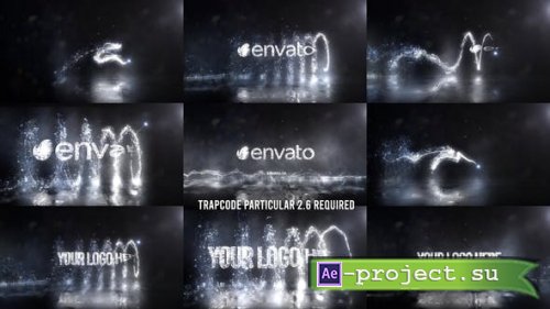 Videohive - Glowing Particals Logo Reveal 37 : Silver Particals 02 - 27088823 - Project for After Effects