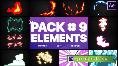 Videohive - Flash FX Elements Pack 09 | After Effects - 28410665 - Project for After Effects