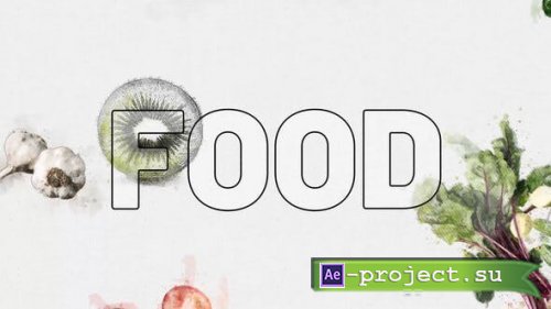 Videohive - Vegetarian Fresh Food Logo - 28422952 - Project for After Effects