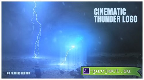 Videohive - Cinematic Thunder Logo - 25379668 - Project for After Effects