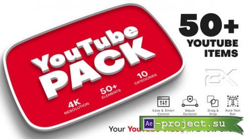 Videohive - YouTube Pack - 27539966 - Project for After Effects