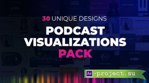 Videohive - Podcast Visualizations Pack - 27588818 - Project for After Effects