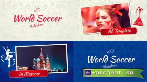 Videohive - World Soccer Slideshow - 22108148 - Project for After Effects