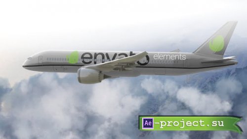 Videohive - Airplane Logo - 28409234 - Project for After Effects