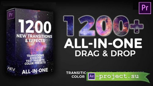 1200+ Transitions & Effects - Elite Editor Pack  for Adobe Premiere Pro