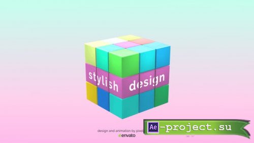 Videohive - Colorful Cube Logo - 28142877 - Project for After Effects