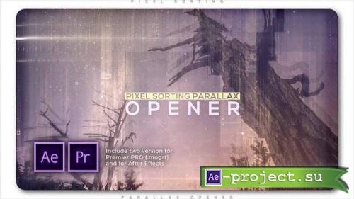 Videohive - Pixel Sorting Parallax Opener - 28424649 - Premiere Pro & After Effects Templates